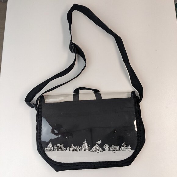 Tokyo Disney Resort  Pin Trading Crossbody clear display bag Pin Collector - Picture 1 of 3